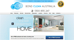 Desktop Screenshot of bondcleanaustralia.com.au